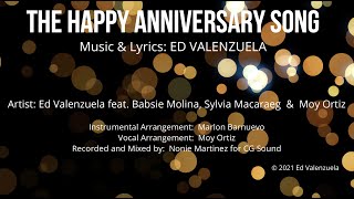 Video thumbnail of "The Happy Anniversary Song - Ed Valenzuela (feat. Babsie Molina, Sylvia Macaraeg & Moy Ortiz)"