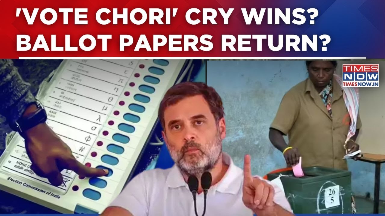 Ballot Papers To Be Used In Karnataka Civic Polls? Congress' 'Vote Chori' Cry Finally Succeeds?