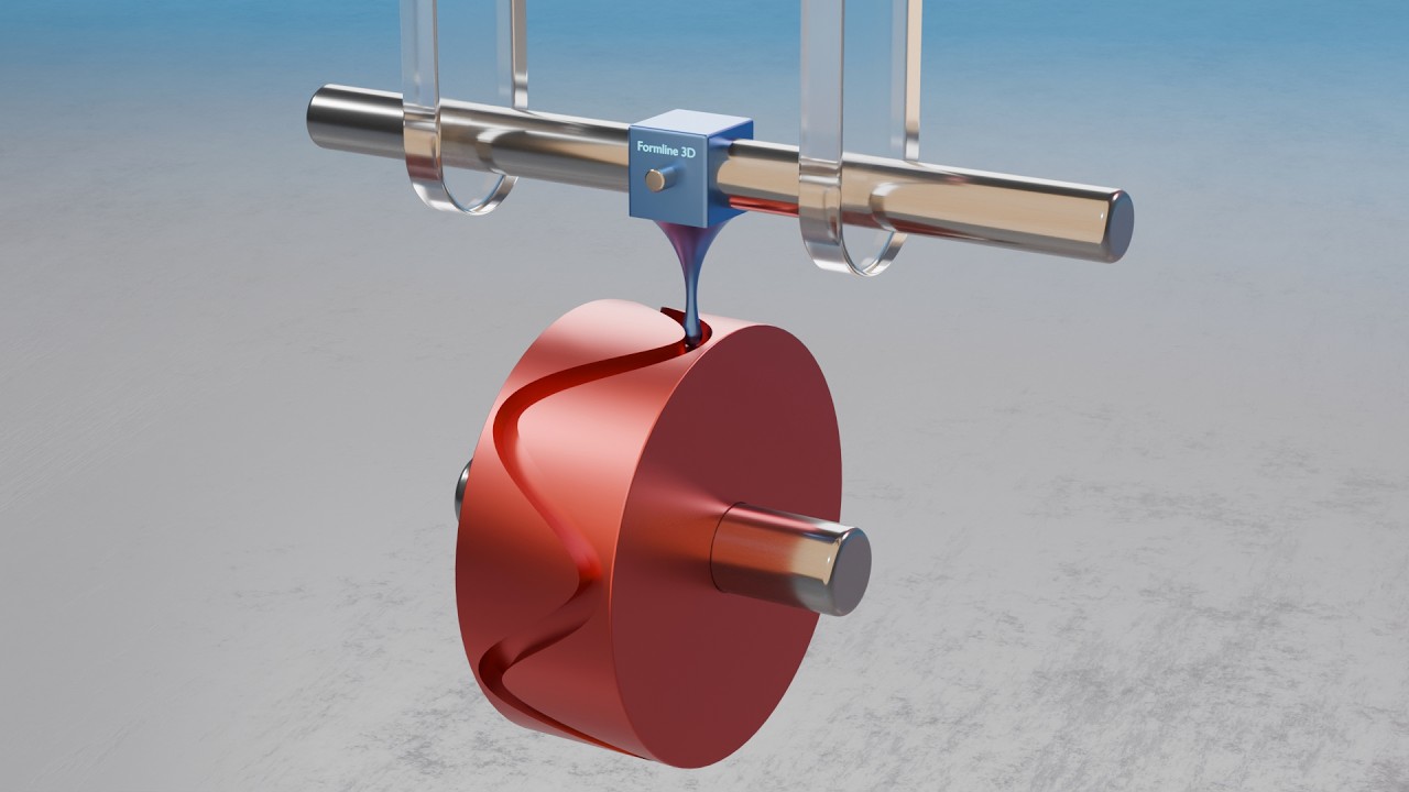 #107 Cylindrical Grooved Cam Reciprocating Motion – 507 Mechanical Movements 3D Animation