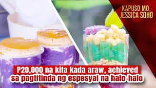P20 000 na kita kada araw achieved sa pagtitinda ng espesyal na halo halo Kapuso