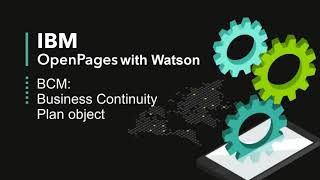 Business Continuity Management Business Continuity Plan object