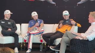 Pato O'Ward, Santino Ferruchi, Felix Renqvist #Indy500 Media Day