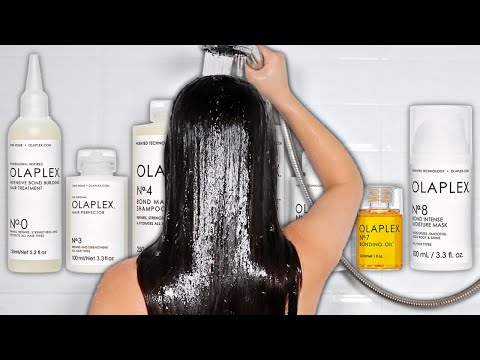 OLAPLEX BEFORE AND AFTER REVIEW | I Tried Every Single Olaplex Product And This Is What Happened...