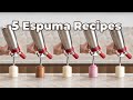 5 Recipes For ESPUMA / FOAM | Fine Dining Michelin Cooking with a Siphon