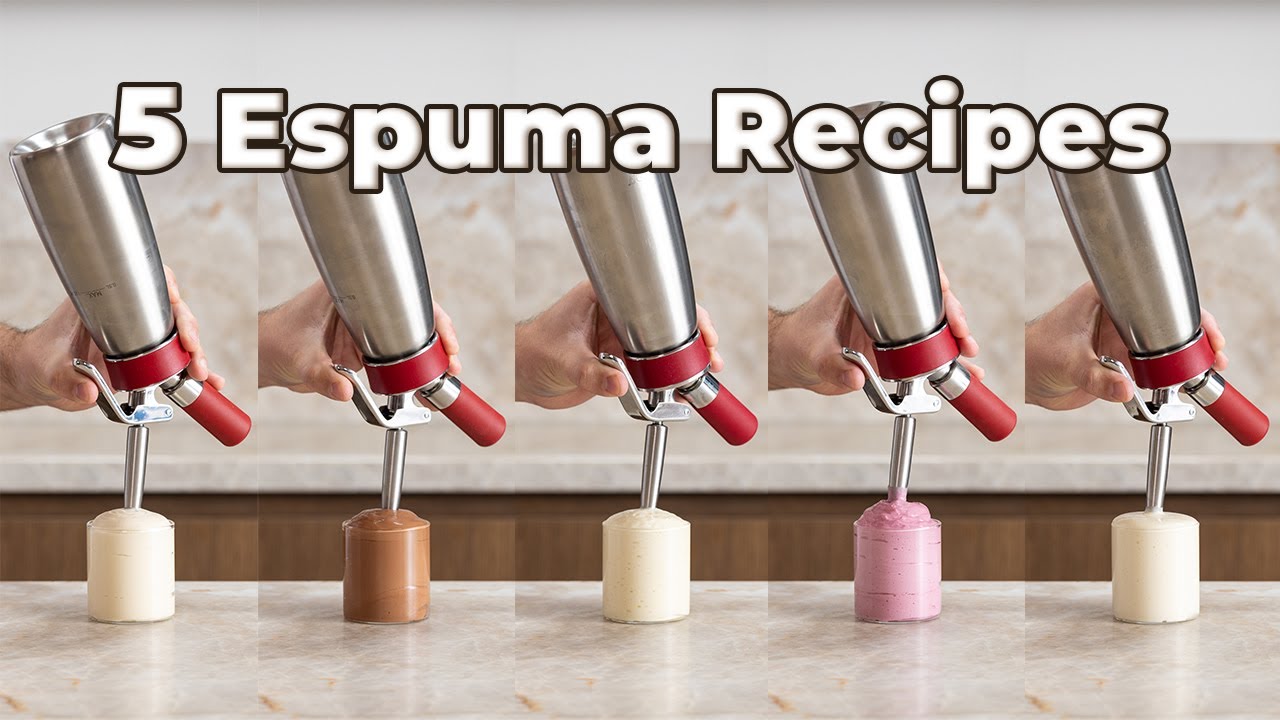 5 рецептов приготовления эспумы / пены | Изысканная кухня, отмеченная Мишлен, приготовление с пом...