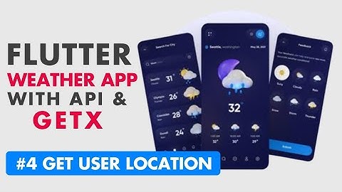 Flutter Responsive Weather App using GetX | Flutter Weather App with API | VelocityX | Final