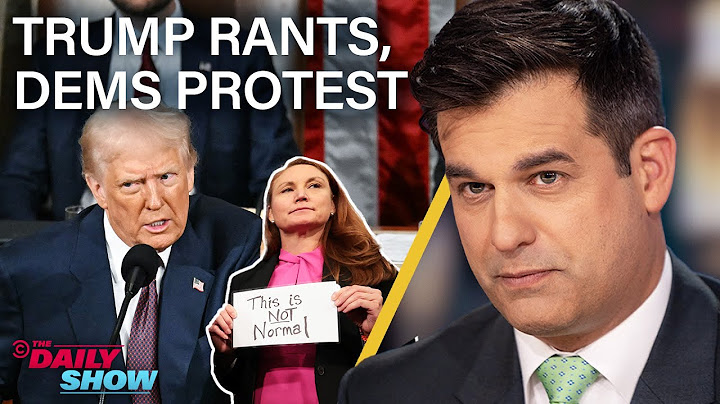 Trump Lies, Attacks Biden in Joint Address & Rep. Al Green Leaves Early | The Daily Show