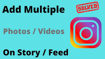 How to Add Multiple Photos / Videos in Instagram Story iPhone / Android 2022