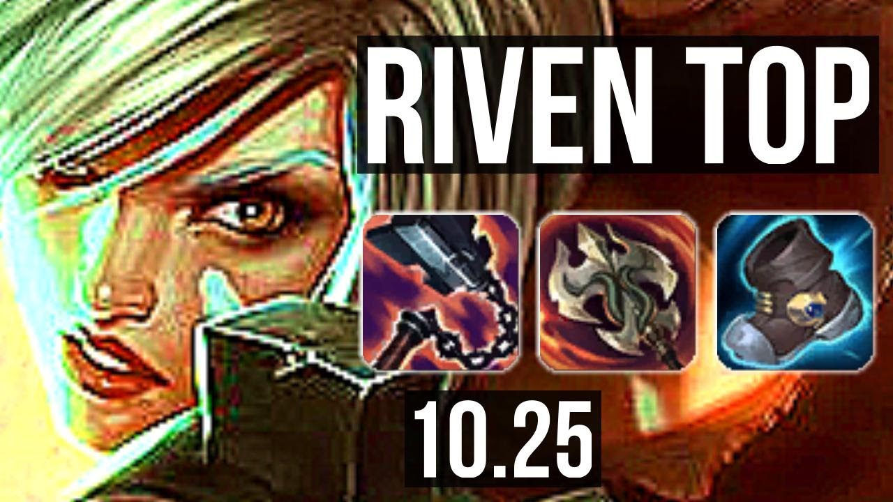 RIVEN vs SETT (TOP) | Rank 8 Riven, Legendary, 14/2/1, 400+ games | EUW Grandmaster | v10.25