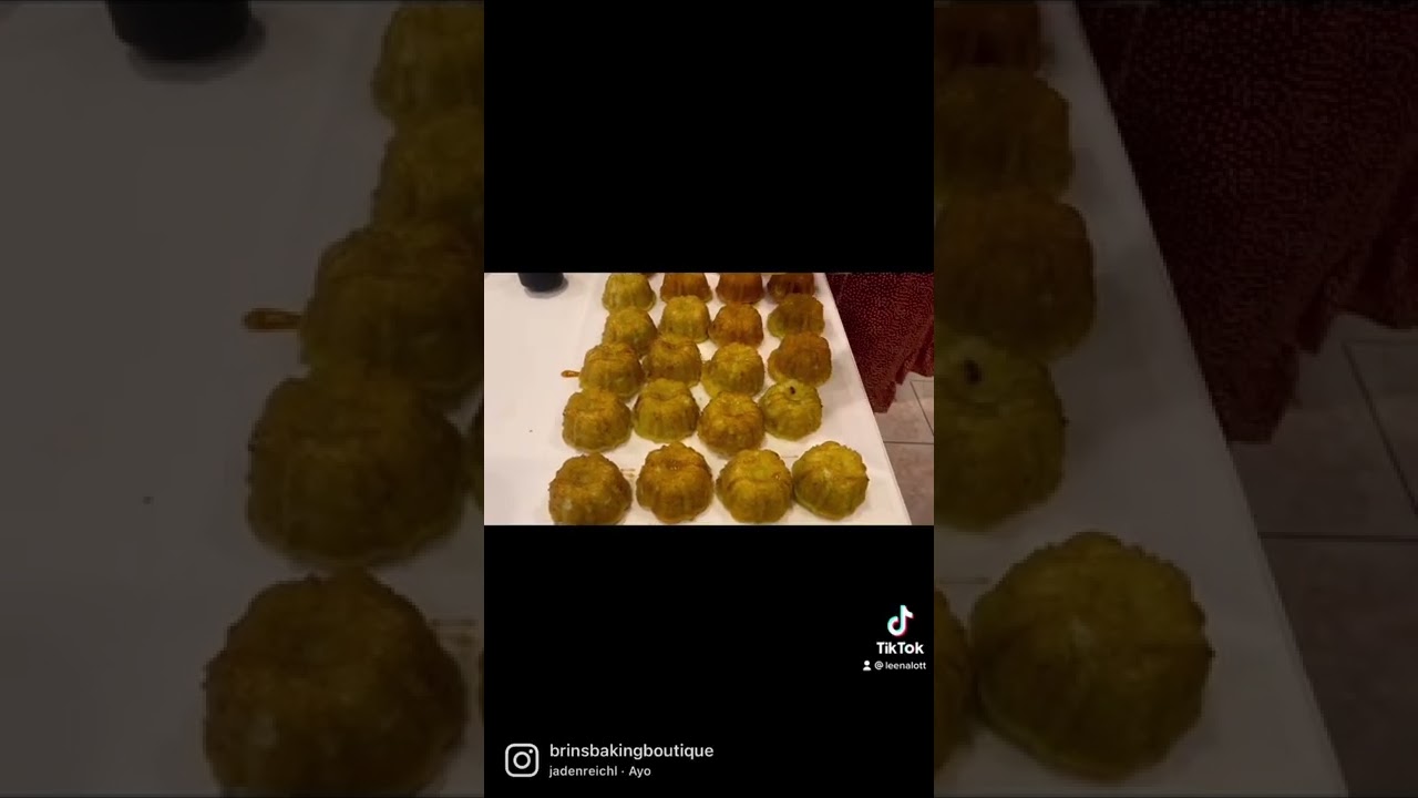 Honey Pistachio Baby Bundts at Brins