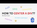How to Center a DIV in CSS | Different Methods Explained