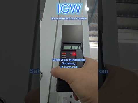 Graphene menghalau gelombang elektromagnetik,menggunakan plastik laminating yg dilapisi graphene