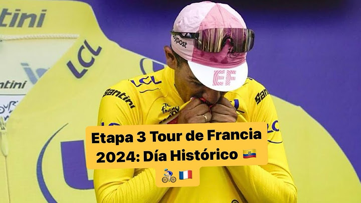 Resumen Etapa 3 Tour de Francia 2024: Día histórico 🇪🇨🚴🏻‍♂️🇫🇷