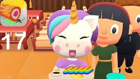 Sushi Roll 3D - ASMR Gameplay All Levels #17