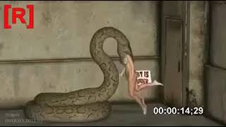 snake Eats The Girl\/Anaconda Eats a girl alive\/Python Snake Eats Drunk Man In India\/kalakusumalu\/