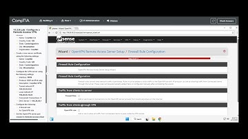 Testout | Network + | 13.2.8 Lab: Configure a Remote Access VPN