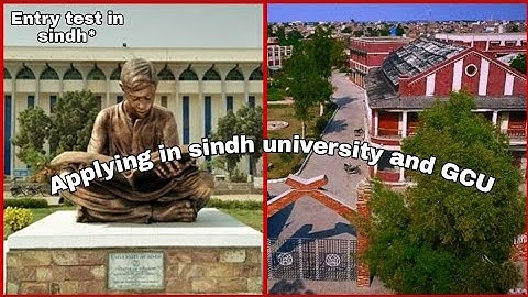 Sindh University entry test day