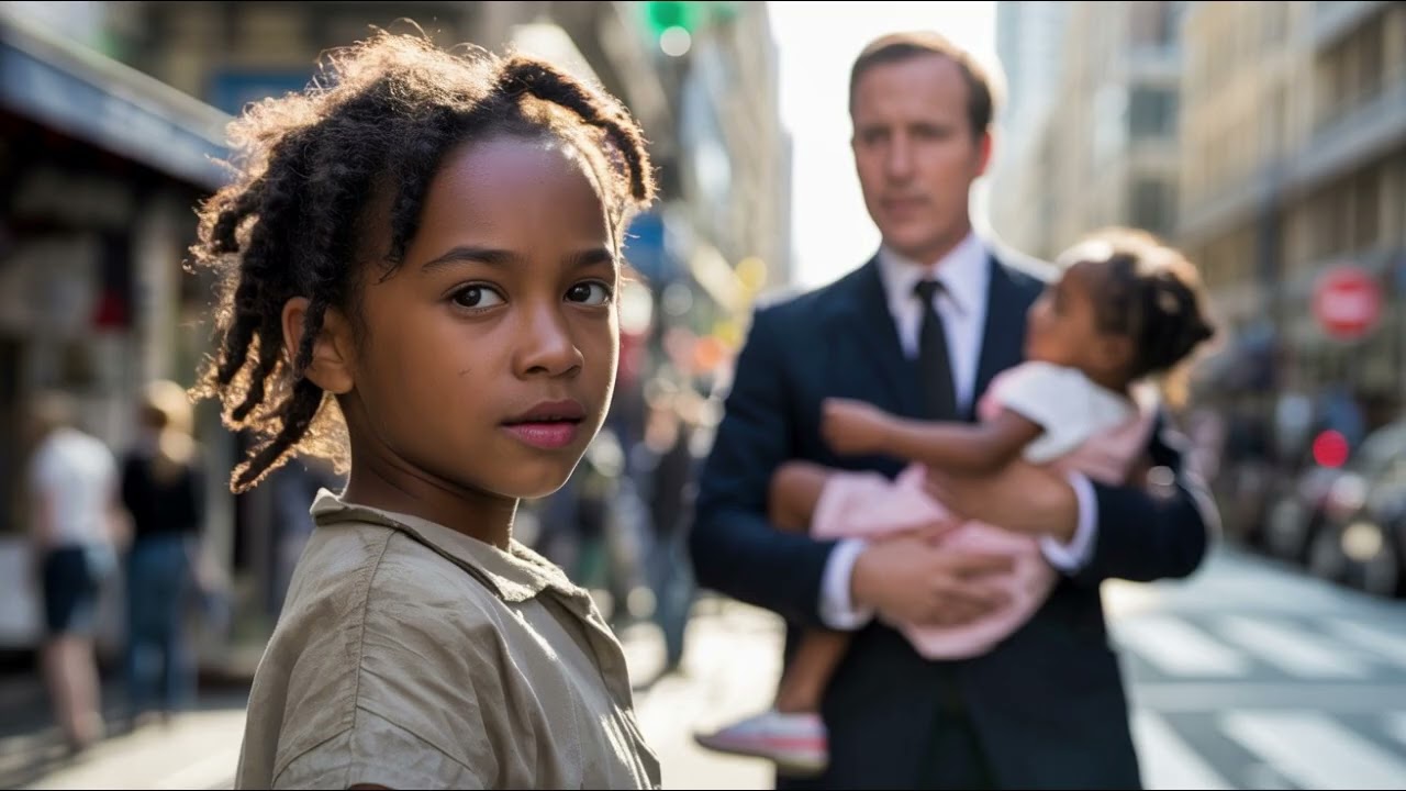 Бездомная чернокожая девочка говорит  «Я могу помочь вашей дочери снова ходить» — миллионер стоит на