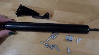 Screen Door Closer Kit   Pneumatic Closer Bracket, Adjustable Speed, Stable System, Opener and Close