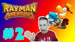 Rayman Adventures game walkthrough part #2, let's play Rayman Adventures