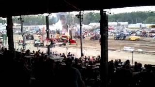 Tractor pulls at the champaign county fair