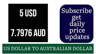 US Dollar to Australian Dollar Current Money Exchange Rates Today 22 April 2025