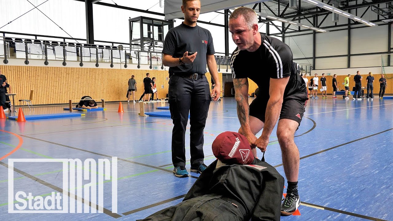 Der sportliche Eignungstest der Feuerwehr Marl || Stadt Marl