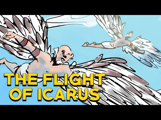 The Flight of Icarus - Greek Mythology in Comics - See U in History - Webcomic (Daedalus and Icarus) class=