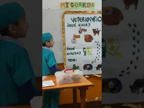 Exposición veterinario para niños