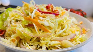 Delicious CABBAGE Recipe 👍Vitamin Minute Salad! The most delicious pickled cabbage for the winter 💯