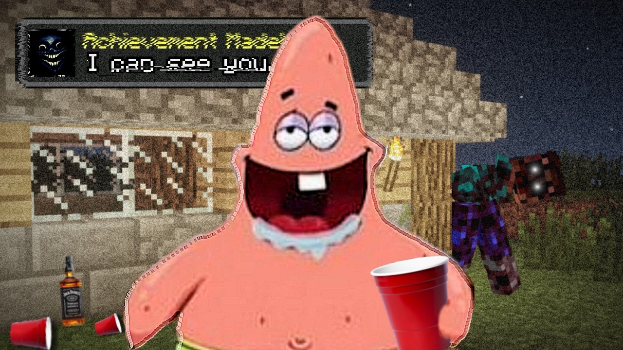 I beat Minecraft's SCARIEST Horror Mod while Drunk.. 😭