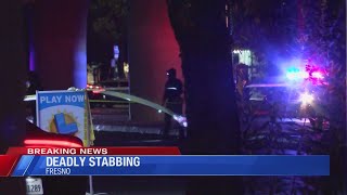 Deadly stabbing in Fresno