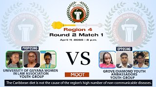 Speaker's Regional Youth Debating Competition 2025 Region 4, Round 2 (Match 1)