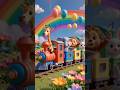 छुक छुक रेलगाड़ी 🚂 | Kids Train Song | Hindi Rhymes #shorts