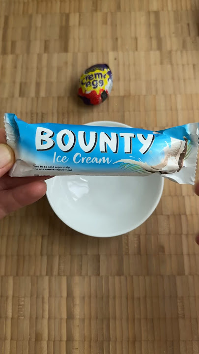 Bounty ice cream cookie filled with crème egg ! #bounty