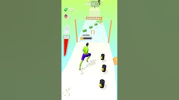 Muscle Rush - Hulk Smash Fail To Win Level 22 #shorts #games