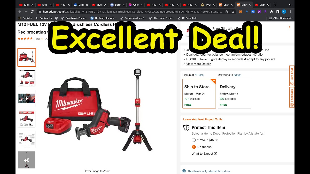 Insane Milwaukee Deals At Home Depot