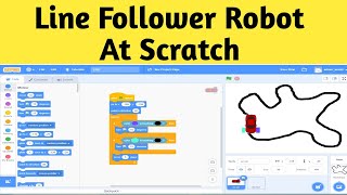 8.  LINE FOLLOWER ROBOT at Scratch Tutorial for Beginners in HINDI - Part 2  #Easytronic Tutorial