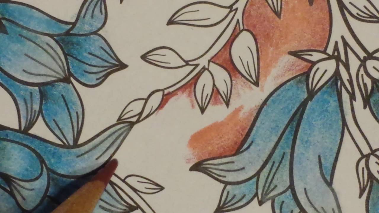 Blending backgound color pencils