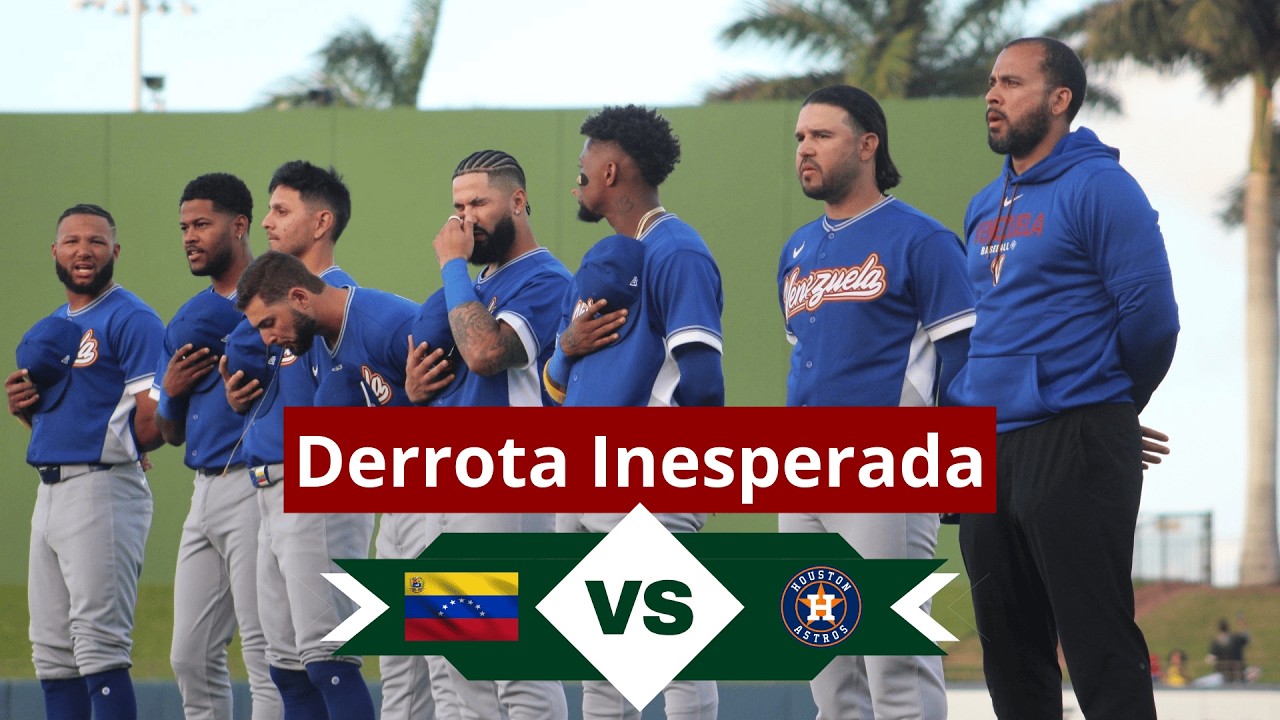 Venezuela vs. Astros (RESUMEN Y ANÁLISIS). Vinotinto cae en su preparación para el Clásico Mundial