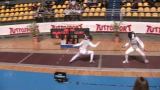 20100305 wf gp Turin 32 red GOLUBYTSKYI Carolin GER 8 vs UJLAKY Virginie FRA 15 sd No