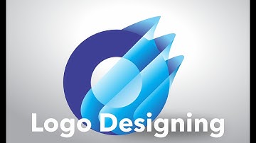 O logo design in Corel Draw