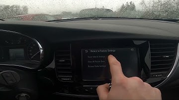 How to Perform System Factory Reset in Opel Mokka I X ( 2016 – 2019 ) Restore Factory Settings