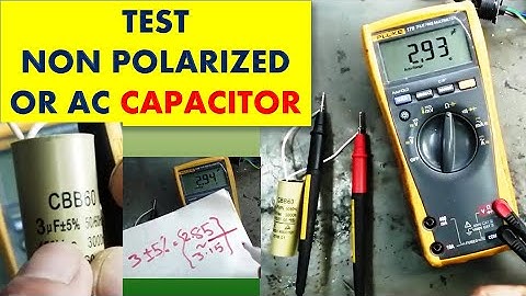 #157 How to test non Polarized CAPACITOR