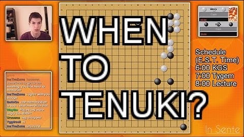 In Sente: Go Lessons! When to Tenuki in the Opening!