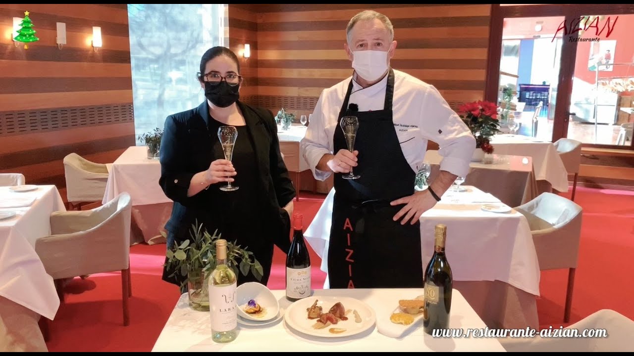🎄  La propuesta de menú para navidades del restaurante Aizian de Bilbao