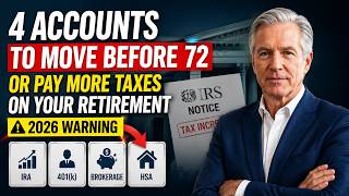Move These 4 Accounts Before 72 — Or Let The IRS Control Your Retirement Income (2026 Warning)