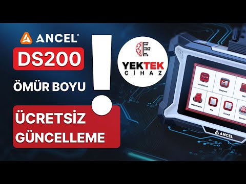 Yektek Cihaz | Ancel DS200 Türkçe Oto Arıza Tespit Cihazı - Ücretsiz Güncelleme ve Arayüzü Tanıtımı