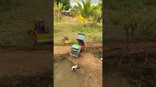 EPIC RC Dump Truck Construction! Kids Build a Mini Sand Worksite 08