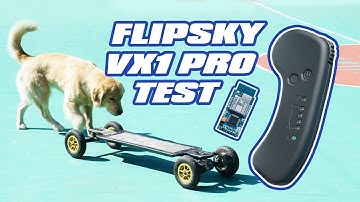 VX1 PRO Remote Control Distance Test and Esk8 Battery Display Setting | Flipsky